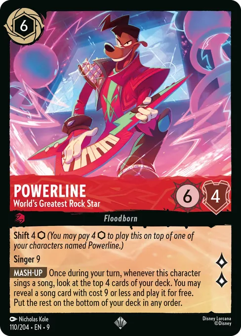 Powerline - World's Greatest Rock Star, Fabled #110