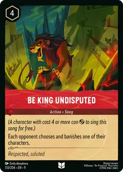 Be King Undisputed, Normal