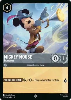 Mickey Mouse - Trumpeter, Normal