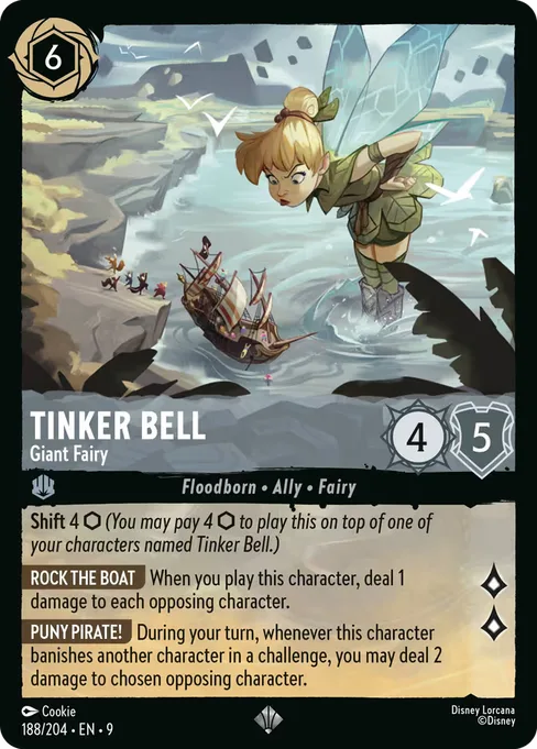 Tinker Bell - Giant Fairy, Fabled #188
