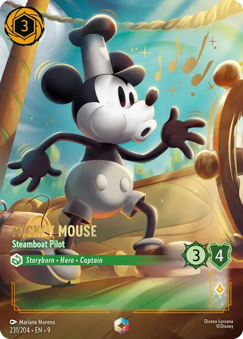 Mickey Mouse - Steamboat Pilot, Fabled #231