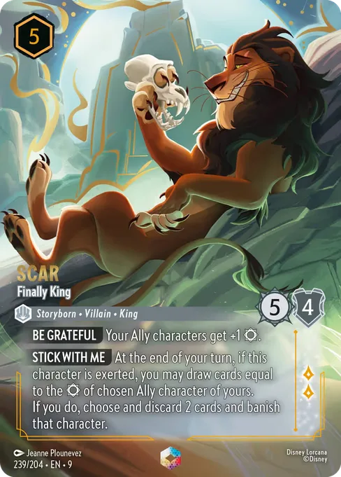 Scar - Finally King, Fabled #239