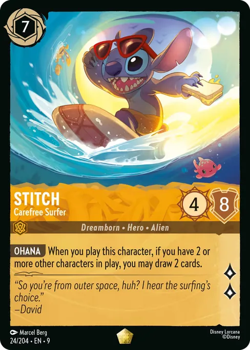 Stitch - Carefree Surfer, Fabled #24