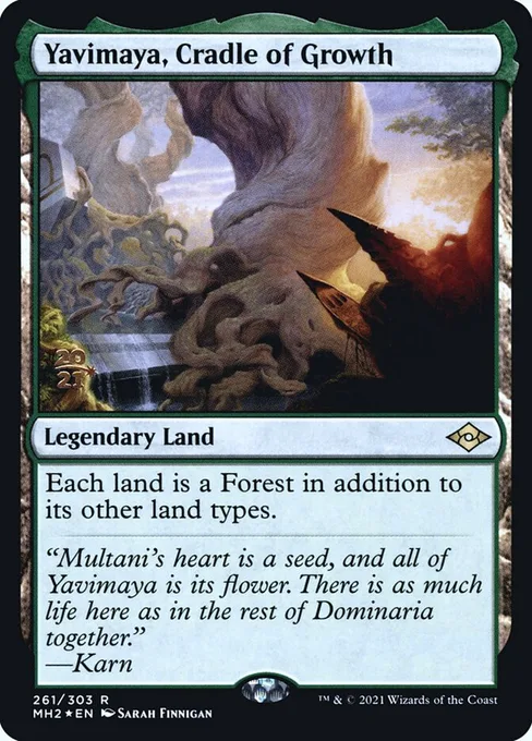 Yavimaya, Cradle of Growth, Modern Horizons 2 Promos #261s
