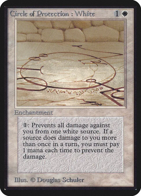 Circle of Protection: White, Limited Edition Alpha #13