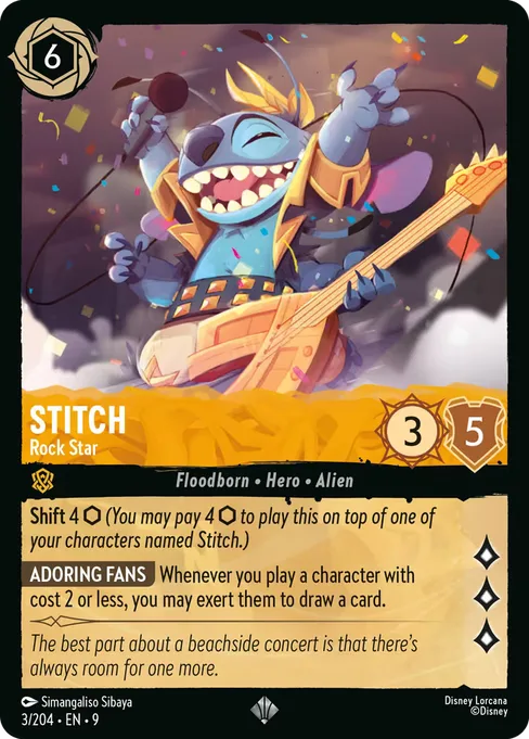 Stitch - Rock Star, Fabled #3