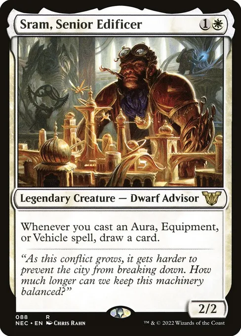 Sram, Senior Edificer, Neon Dynasty Commander #88