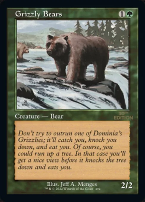 Grizzly Bears, 30th Anniversary Edition #492