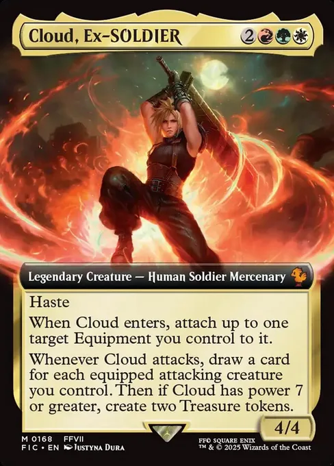 Cloud, Ex-SOLDIER, Final Fantasy Commander #168