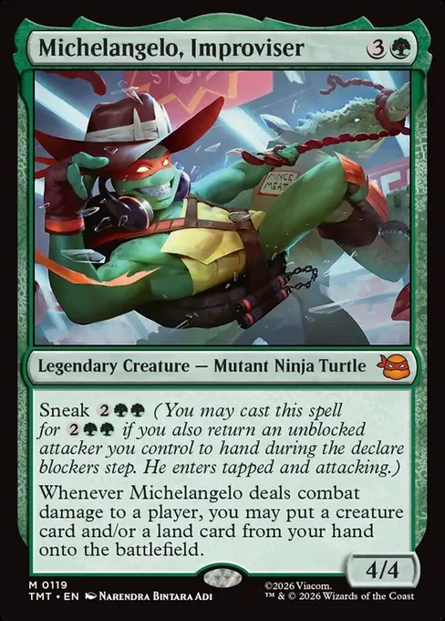 Michelangelo, Improviser, Teenage Mutant Ninja Turtles #119