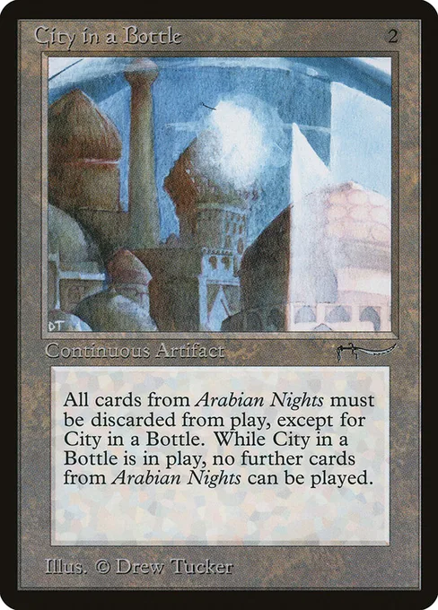 City in a Bottle, Arabian Nights #60