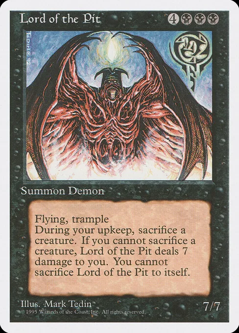 Lord of the Pit, Fourth Edition #144