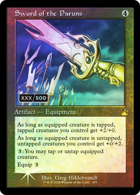 Sword of the Paruns, Ravnica Remastered #395z
