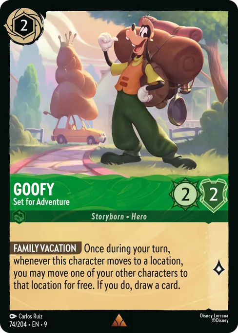 Goofy - Set for Adventure, Fabled #74