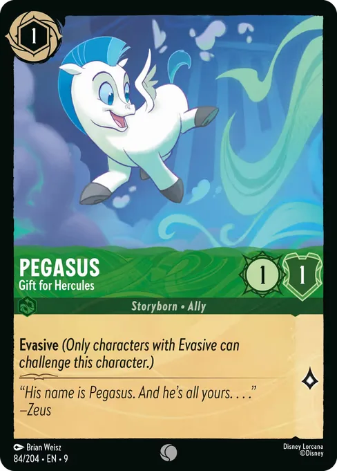 Pegasus - Gift for Hercules, Fabled #84