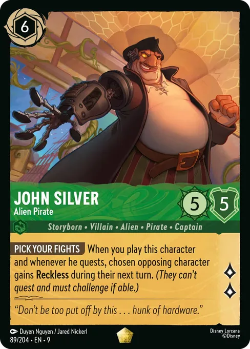 John Silver - Alien Pirate, Fabled #89