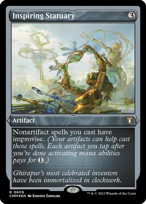 Inspiring Statuary, Commander Masters #609