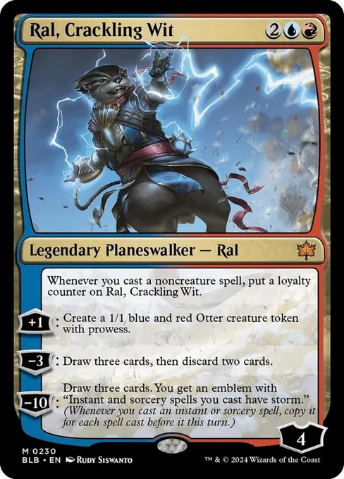 Ral, Crackling Wit, Bloomburrow Promos #230p