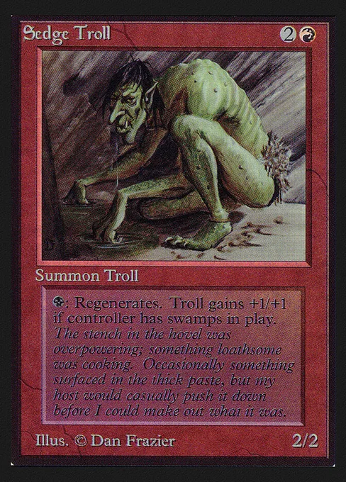 Sedge Troll, Intl. Collectors' Edition #173