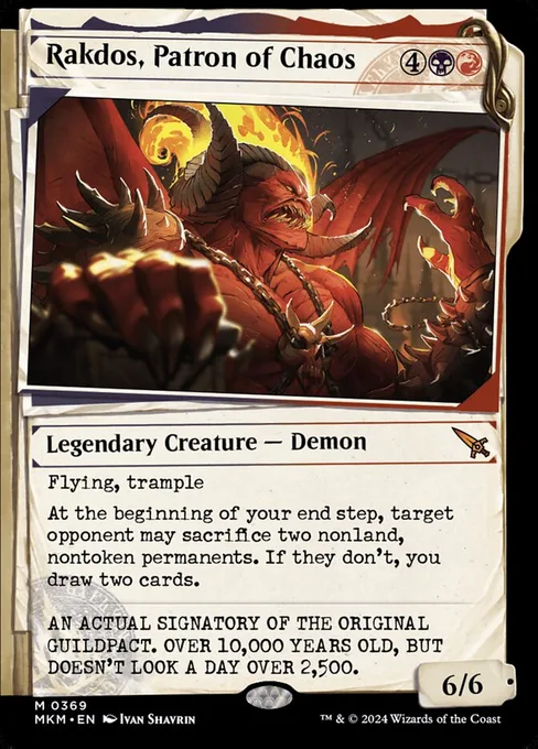 Rakdos, Patron of Chaos, Murders at Karlov Manor #369