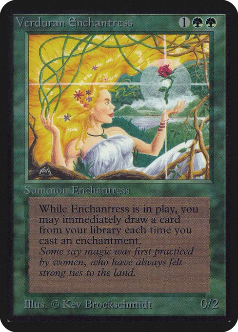 Verduran Enchantress, Limited Edition Alpha #222