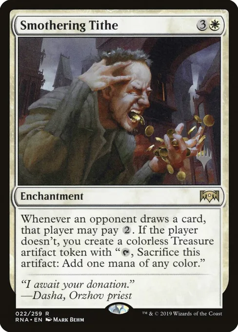 Smothering Tithe, Ravnica Allegiance Promos #22p