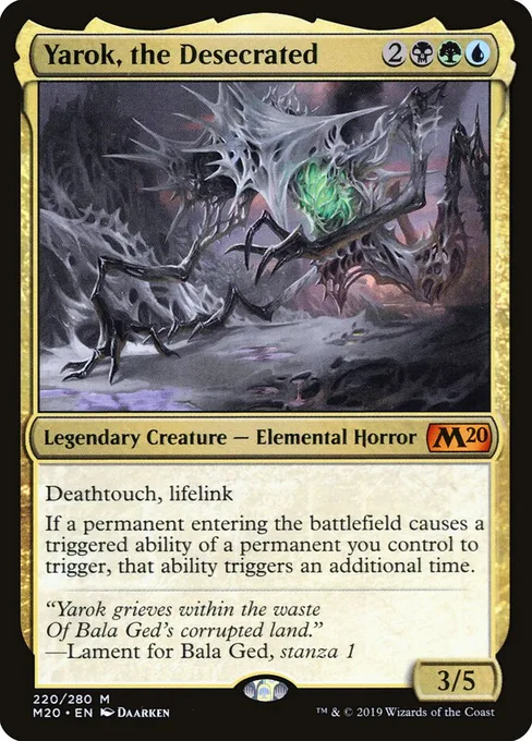 Yarok, the Desecrated, Core Set 2020 #220