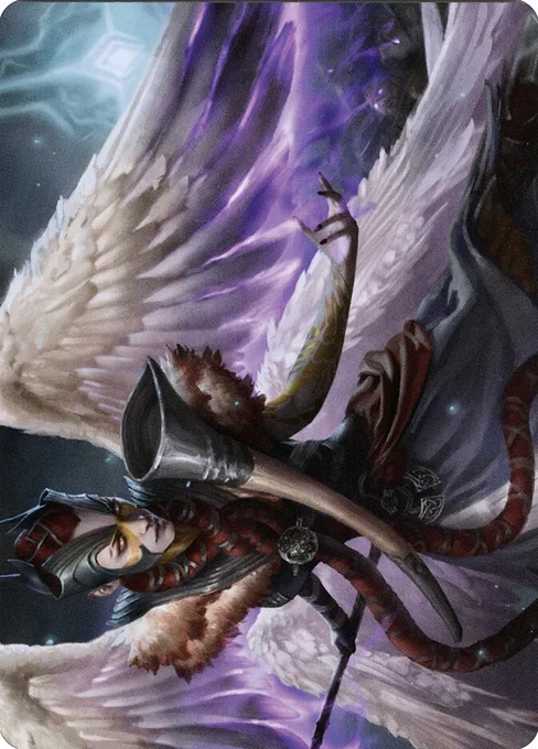 Firja, Judge of Valor // Firja, Judge of Valor, Kaldheim Art Series #56