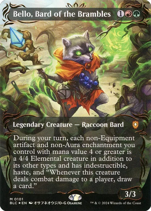 Bello, Bard of the Brambles, Bloomburrow Commander #101