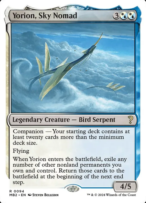 Yorion, Sky Nomad, Mystery Booster 2 #94