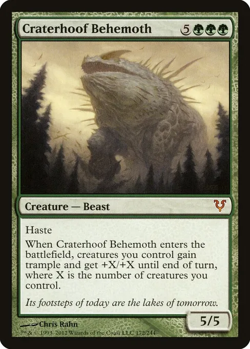 Craterhoof Behemoth, Avacyn Restored #172