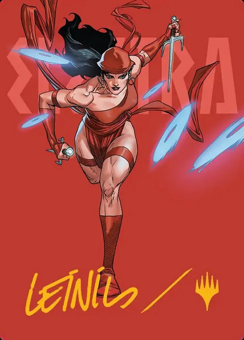 Elektra, Daughter of the Hand // Elektra, Daughter of the Hand, Marvel Super Heroes Art Series #25