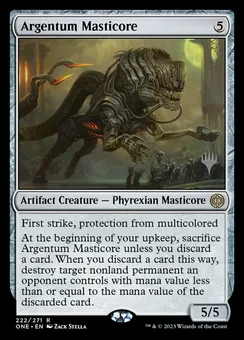 Argentum Masticore, Normal