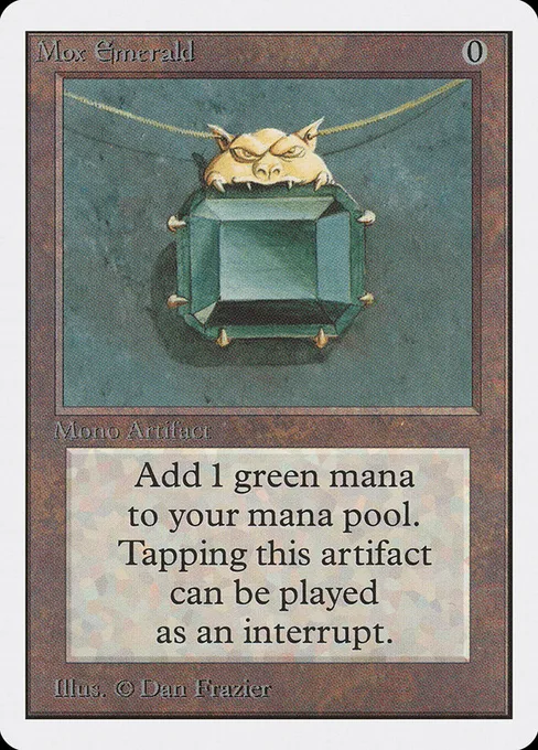 Mox Emerald, Unlimited Edition #262