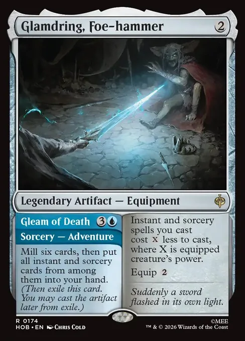 Glamdring, Foe-hammer // Gleam of Death, The Hobbit #174