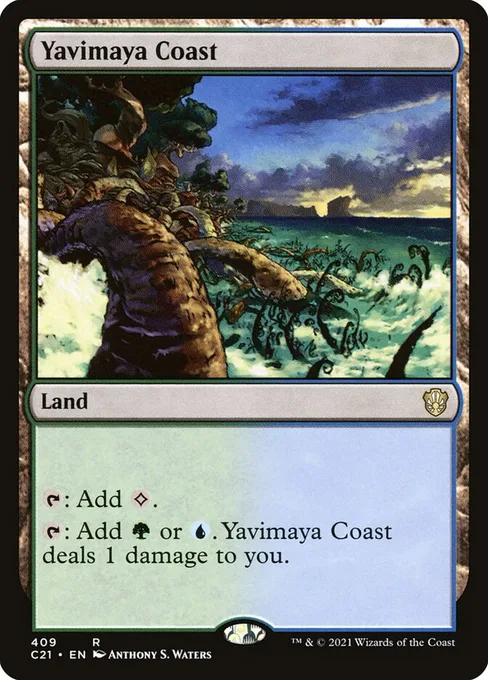Yavimaya Coast, Commander 2021 #409