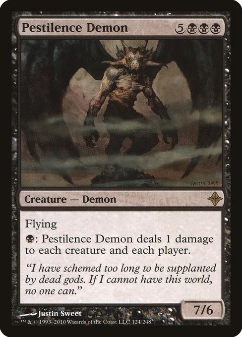 Pestilence Demon, Rise of the Eldrazi #124