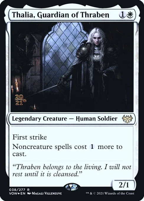 Thalia, Guardian of Thraben, Innistrad: Crimson Vow Promos #38s