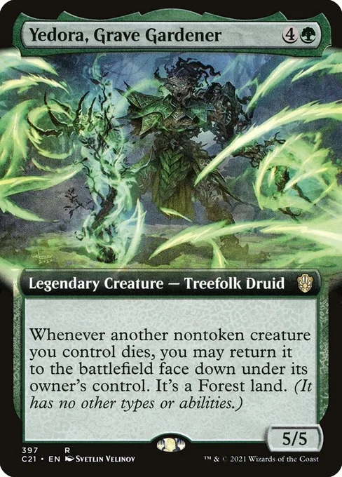 Yedora, Grave Gardener, Commander 2021 #397