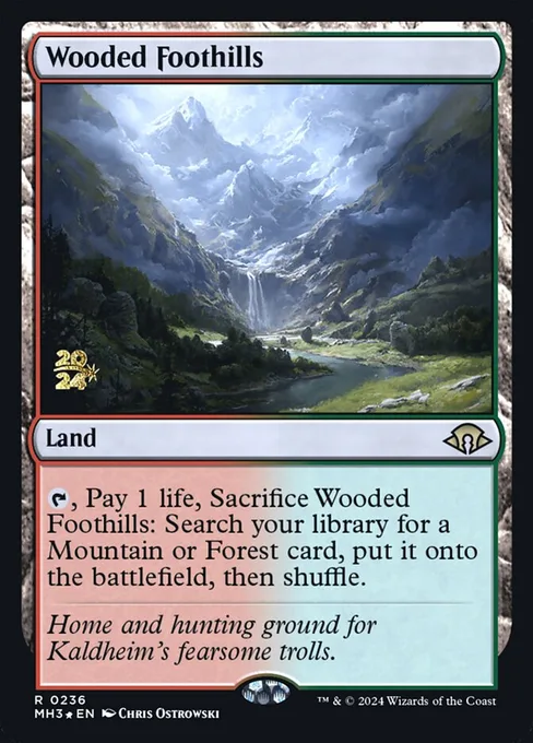 Wooded Foothills, Modern Horizons 3 Promos #236s