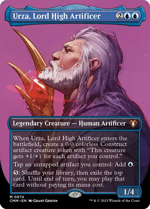 Urza, Lord High Artificer, Commander Masters #674