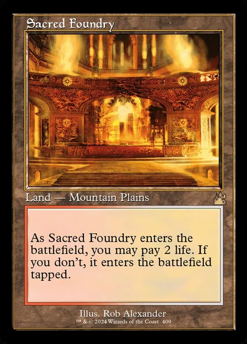 Sacred Foundry, Ravnica Remastered #409