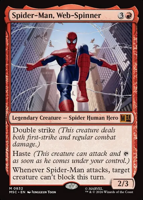 Spider-Man, Web-Spinner, Marvel Super Heroes Commander #832