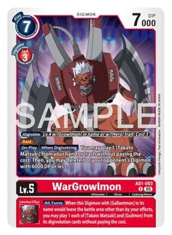 WarGrowlmon, Normal
