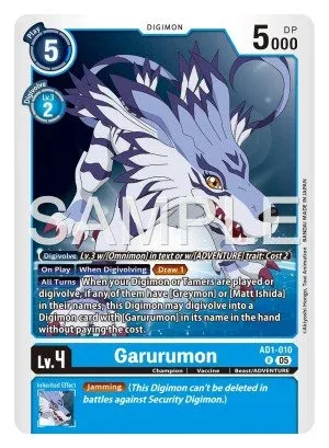 Garurumon, AD-01: ADVANCED BOOSTER DIGIMON GENERATION #AD1-010