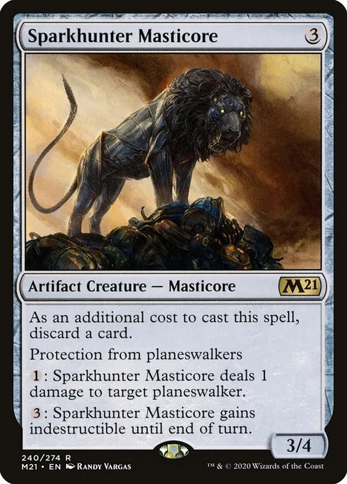 Sparkhunter Masticore, Core Set 2021 #240