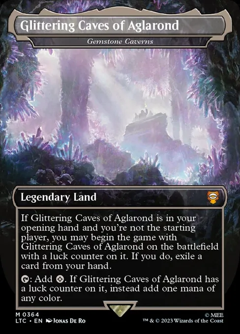 Gemstone Caverns, Tales of Middle-earth Commander #364