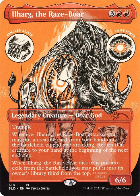 Ilharg, the Raze-Boar, Secret Lair Drop #318
