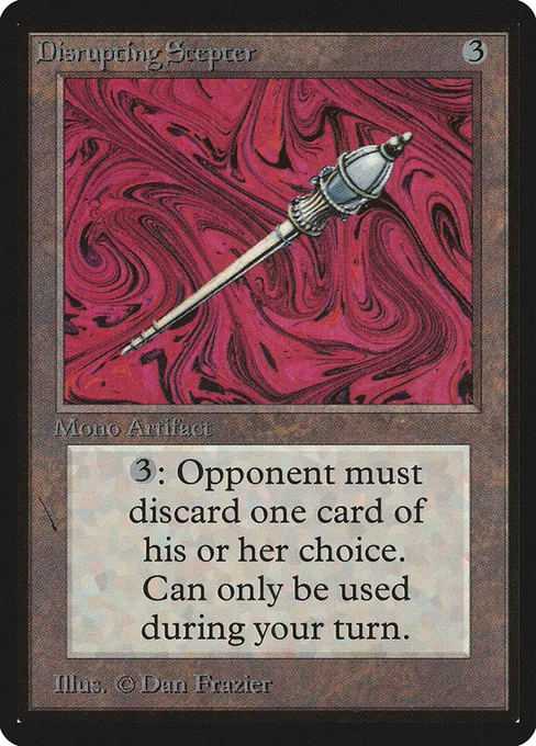 Disrupting Scepter, Limited Edition Beta #243