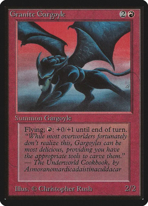 Granite Gargoyle, Limited Edition Beta #156